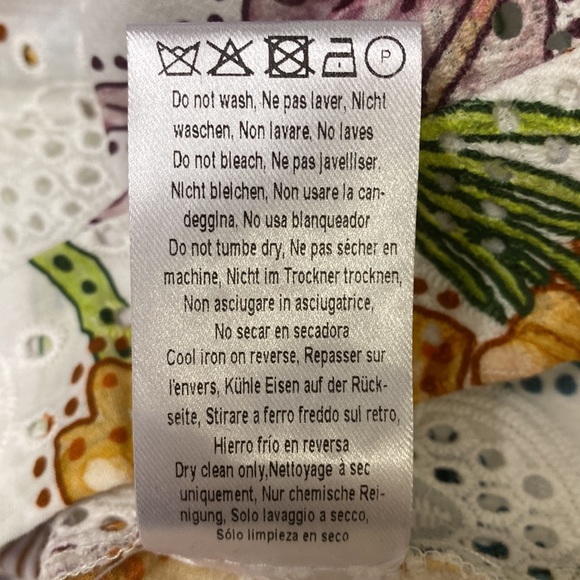 NWT Hayley Menzies white floral romper - Picture 10 of 10